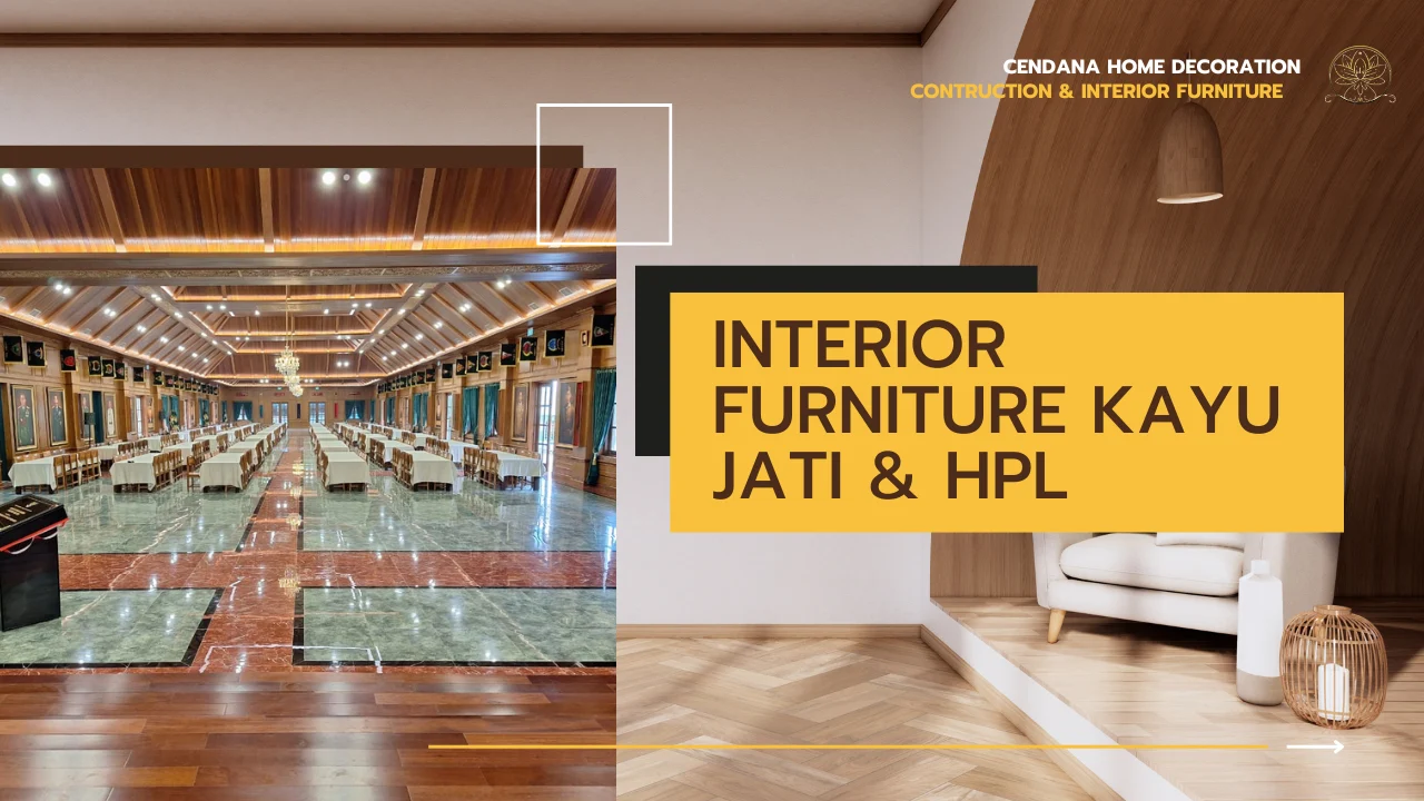 jasa Interior Furniture Kayu Jati & HPL Jepara